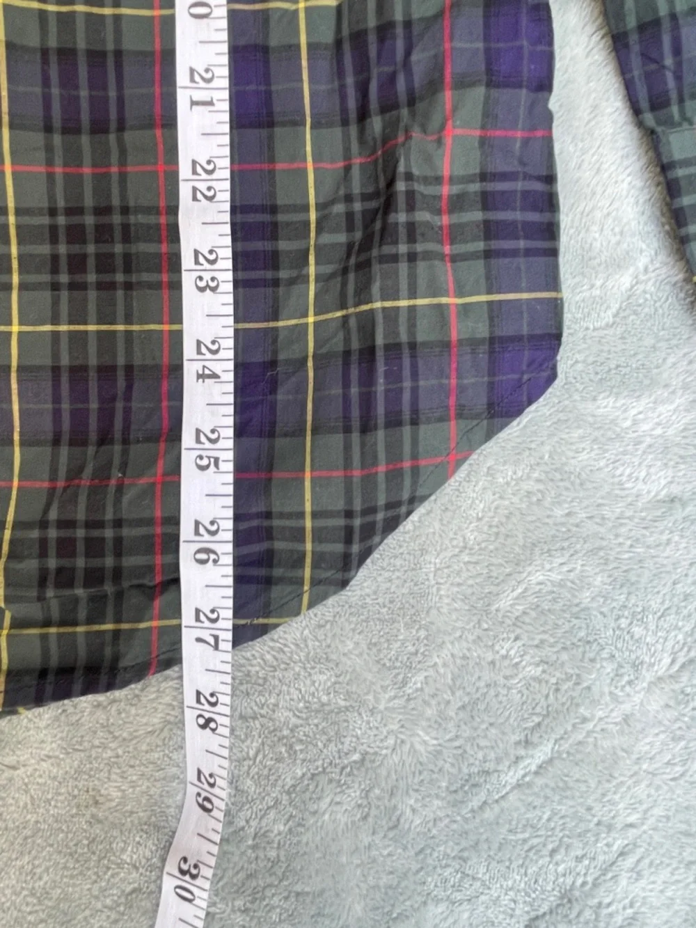 NWT Ralph Lauren kids Purple Plaid Button-Down Shirt Preppy classic spring Large